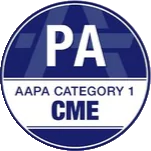 AAPA Category 1 CME logo